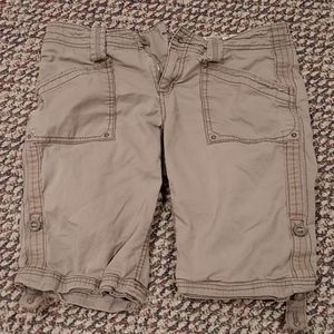 Aventura Arden tan brown shorts size 4